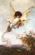 Julius Kronberg Cupid with a Bow oil painting